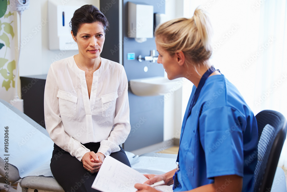 Interpreter assisting a patient during a medical appointment
